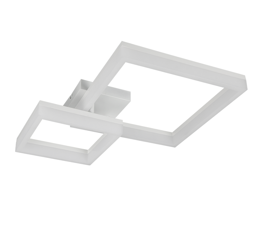 Plafón de techo Trio Camino LED blanco mate 4000K 62cm R65771231