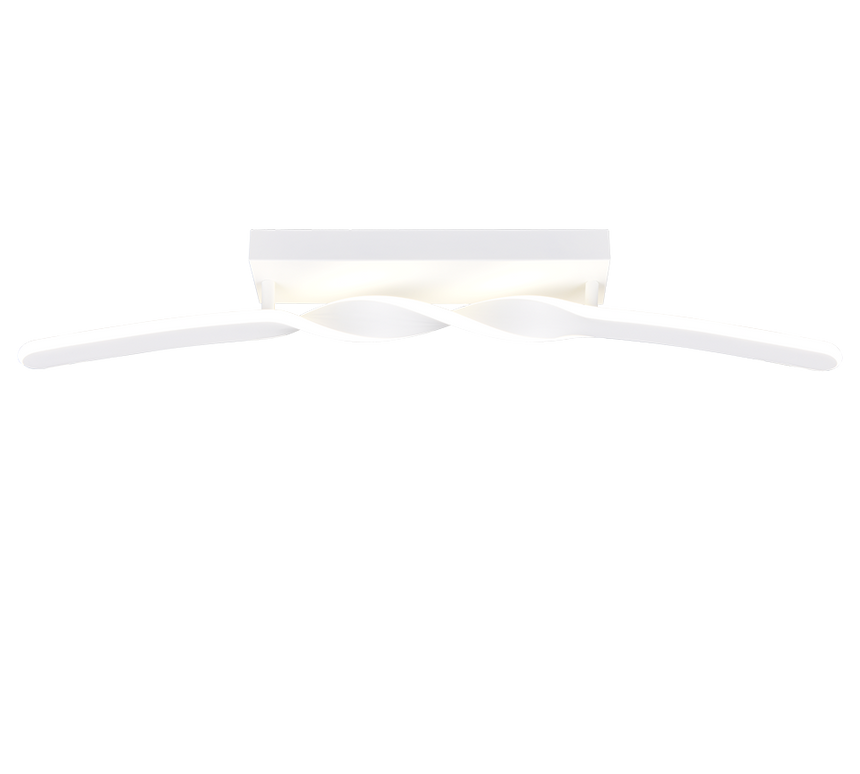Plafón de techo Trio Ginko LED blanco mate 4000K 79cm R65791131 - vista 2
