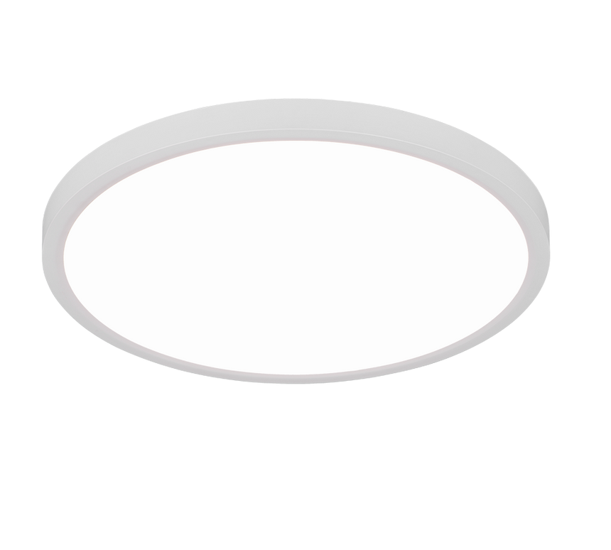 Plafón de techo Trio Draco LED blanco mate Ø40cm R65891931