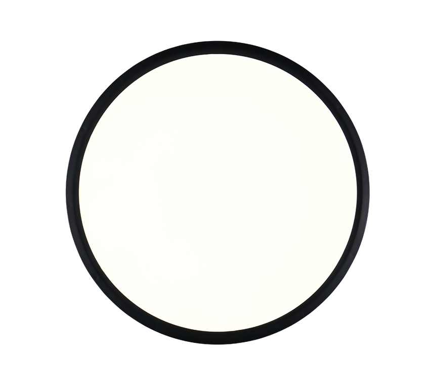 Plafón de techo Trio Draco LED negro mate Ø40cm R65891932