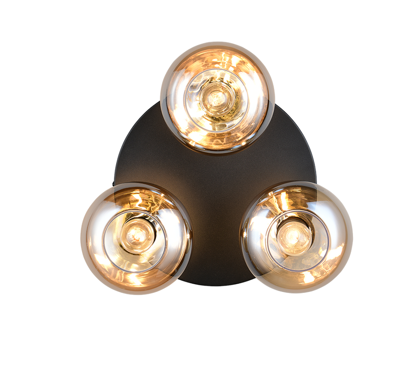 Plafón de techo Trio Divina LED amber-colored 2700K Ø39cm R66643013