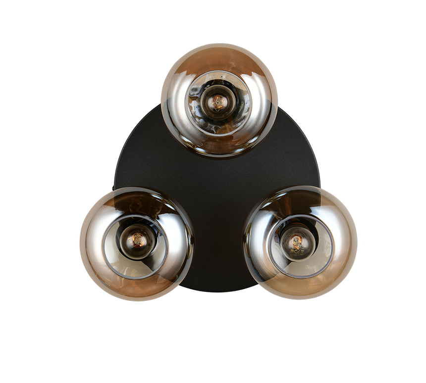 Plafón de techo Trio Divina LED amber-colored 2700K Ø39cm R66643013
