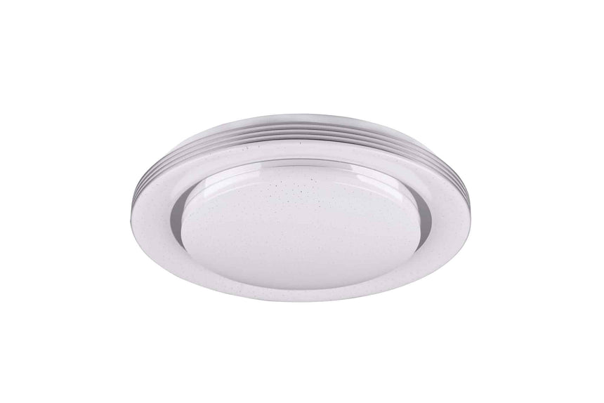 Trio Atria white plastic LED ceiling light R67041900