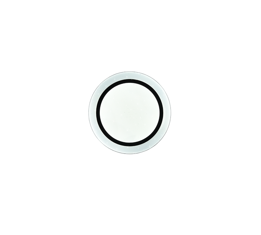 Plafón de techo Trio Atria LED negro mate CCT Ø27cm R67042832