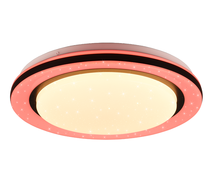 Plafón de techo Trio Cartida LED blanco CCT Ø38cm R67244000