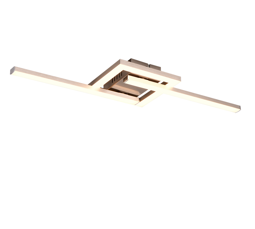 Trio Viale Plafón metal níquel mate R67303107