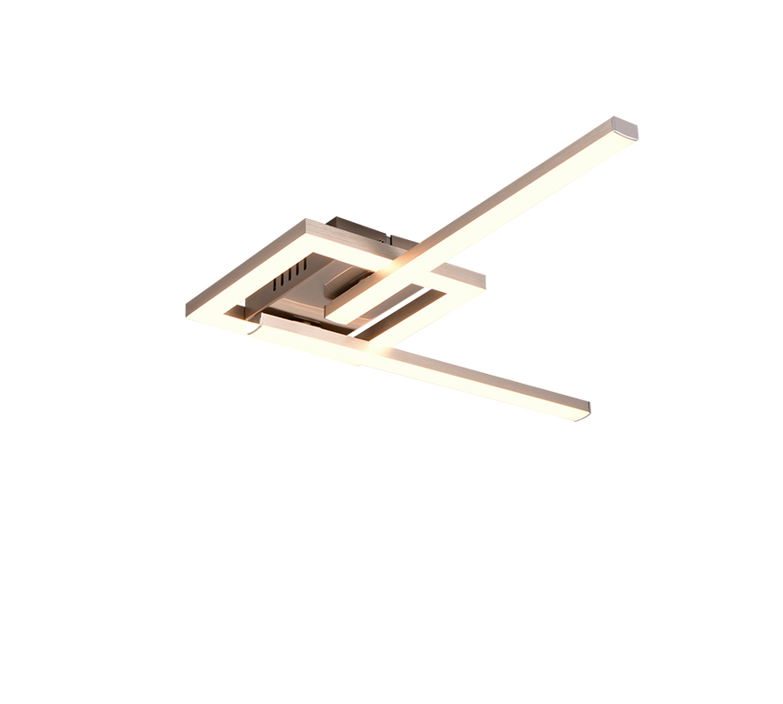 Trio Viale Plafón metal níquel mate R67303107