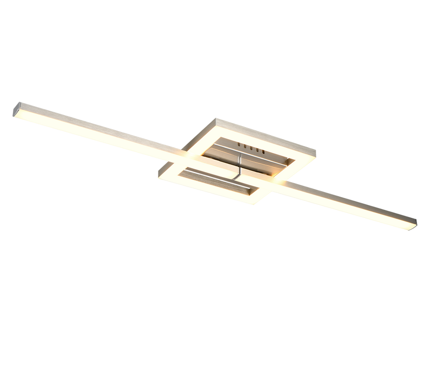 Trio Viale Plafón metal níquel mate R67303107