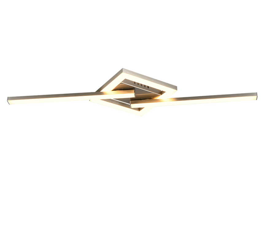 Trio Viale Plafón metal níquel mate R67303107