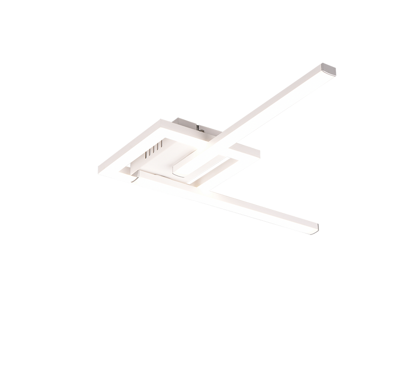 Plafón de techo Trio Viale LED blanco mate 4000K 54,4cm R67303131 - vista 2