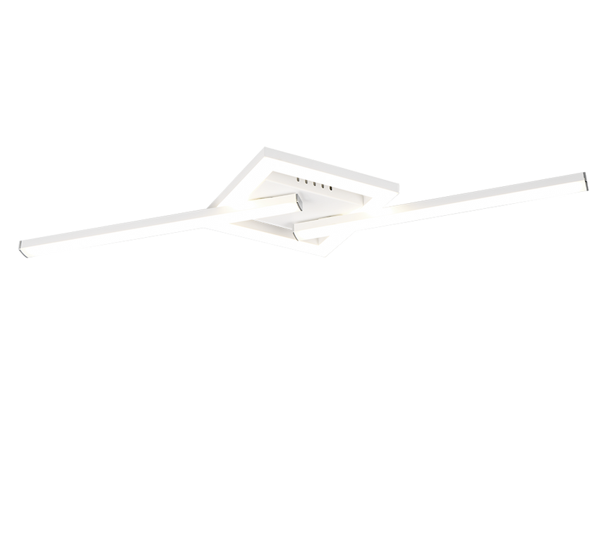 Plafón de techo Trio Viale LED blanco mate 4000K 54,4cm R67303131 - vista 4
