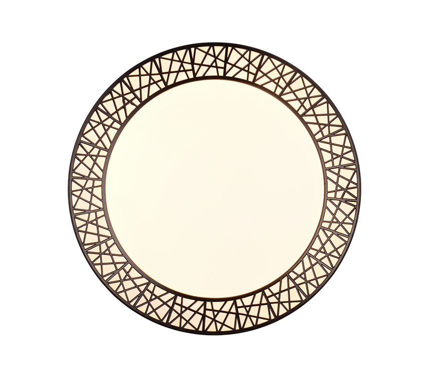 Plafón de techo Trio Cluster LED negro CCT Ø48cm R67321102