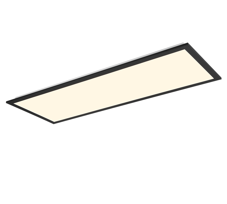 Plafón de techo Trio Beta grande LED negro mate CCT 80cm R67668032