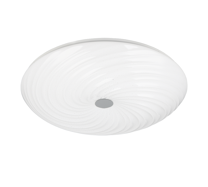 Plafón de techo Trio Gravity LED blanco CCT regulable con mando Ø57,5cm R67695800 - vista 5