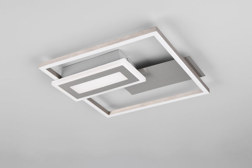 Plafón de techo Trio Spiro níquel mate R67862107 - vista 2