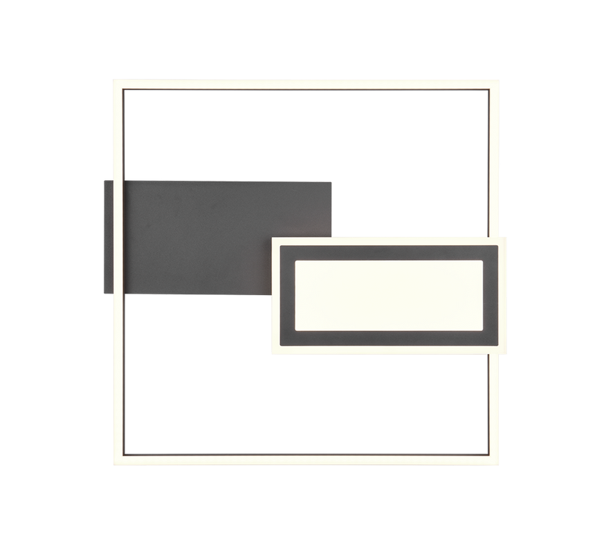 Plafón de techo Spiro Trio negro LED 32W 67862932