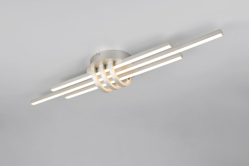 Plafón de techo Trio Cinto níquel mate — ref. R67873107 (1)