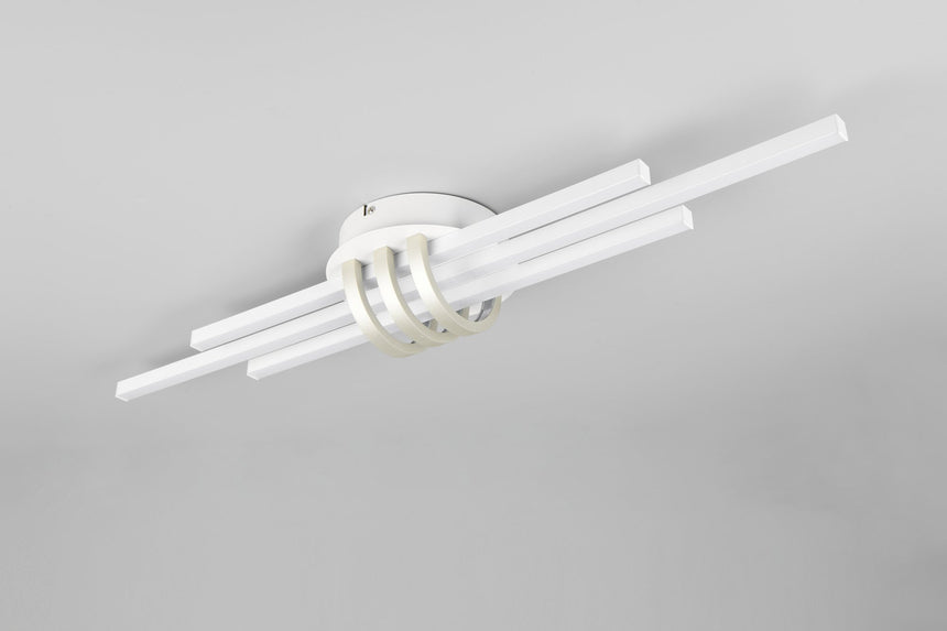 Plafón de techo Trio Cinto estera blanca R67873131 - vista 2