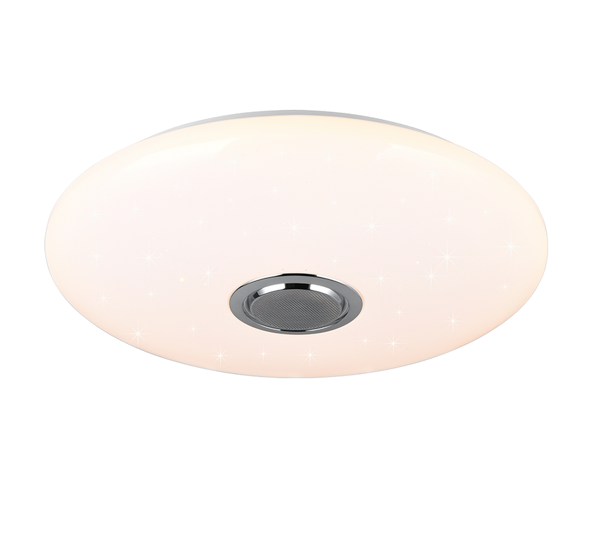Plafón de techo Trio Musica LED blanco CCT Ø58cm R69031901