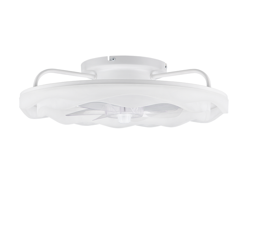 Plafón de techo Trio Skaulo LED blanco mate CCT Ø50cm R69192131