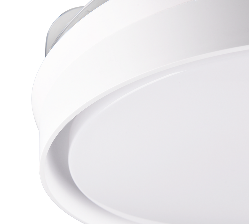 Plafón de techo Trio Kerava grande LED blanco CCT Ø106cm R69572101