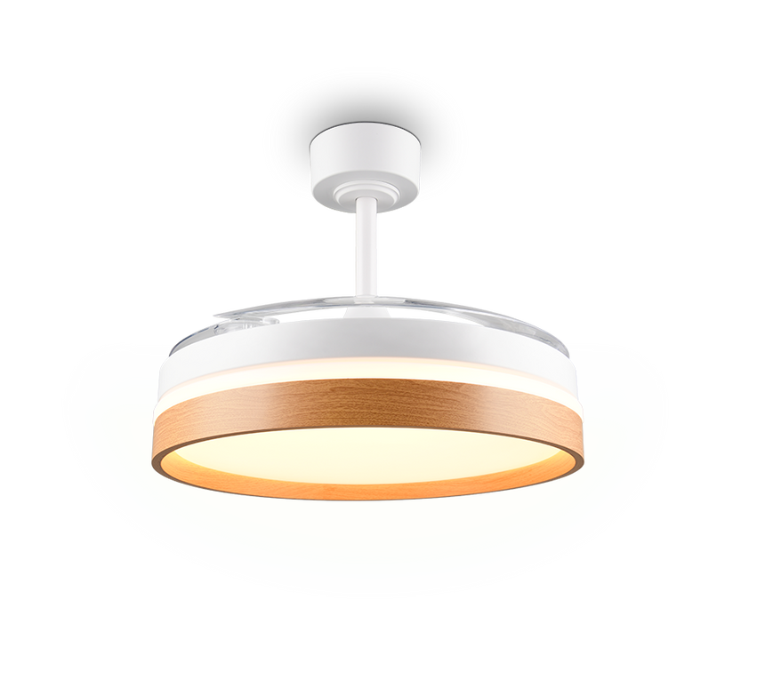 Ventilador de techo Trio Volda LED blanco CCT Ø106cm R69642101