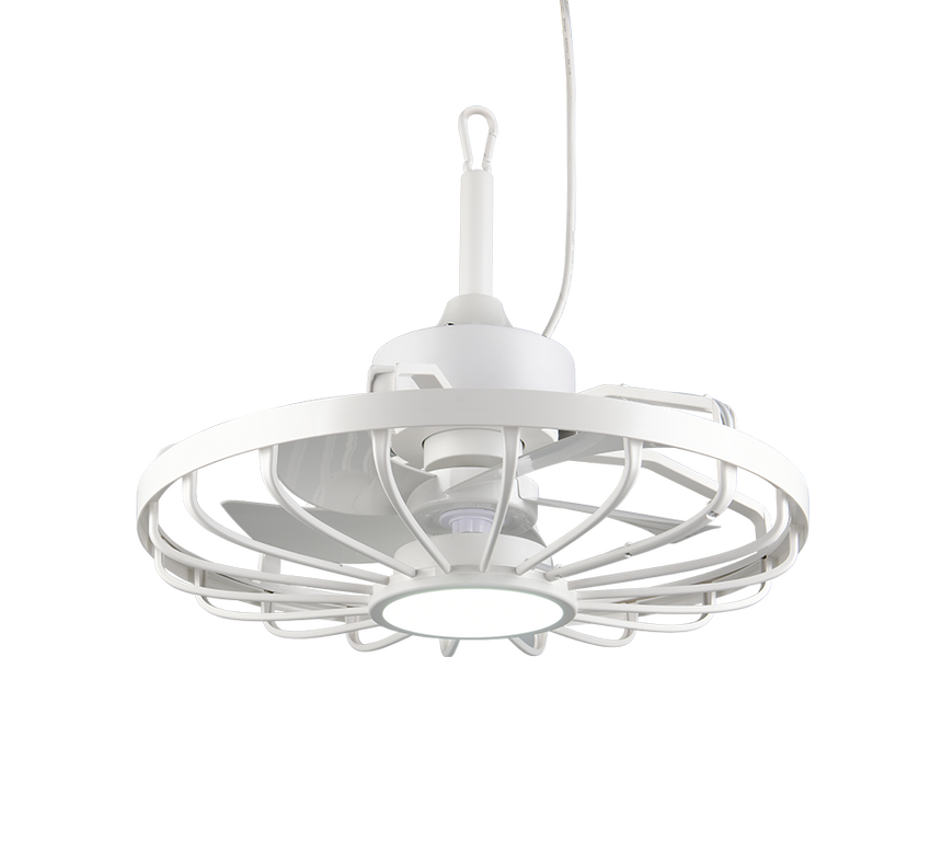 Plafón de techo exterior Trio Oslo LED blanco CCT IP44 Ø51cm R69692101