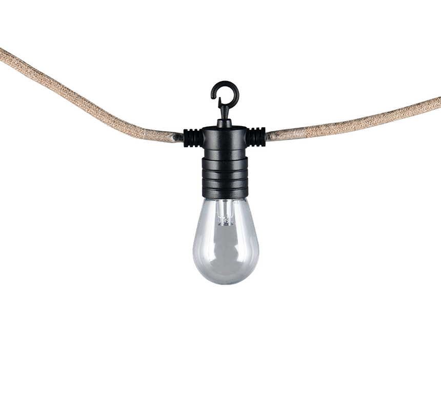 Plafón de techo exterior Trio Ember grande LED negro 2700K IP44 6m R74938602