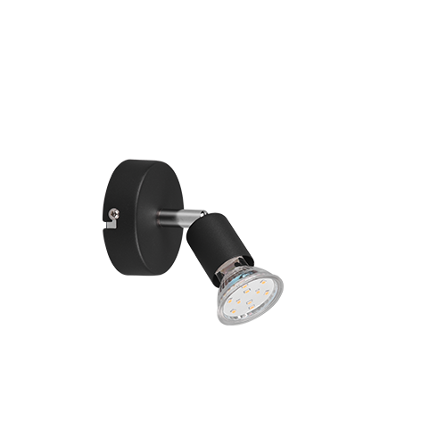 Foco Trio Paris negro mate Ø8cm R80911032