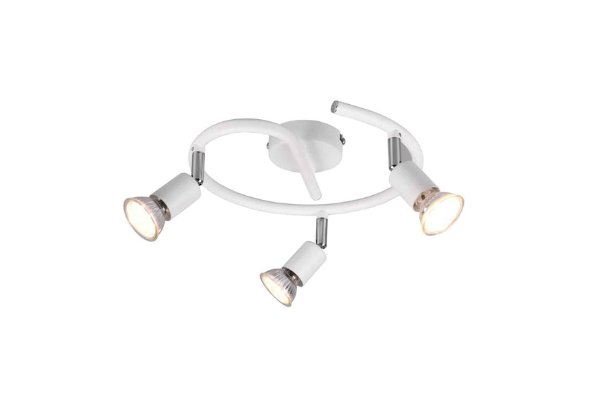 Trio Paris Foco de metal estera blanca R80913931