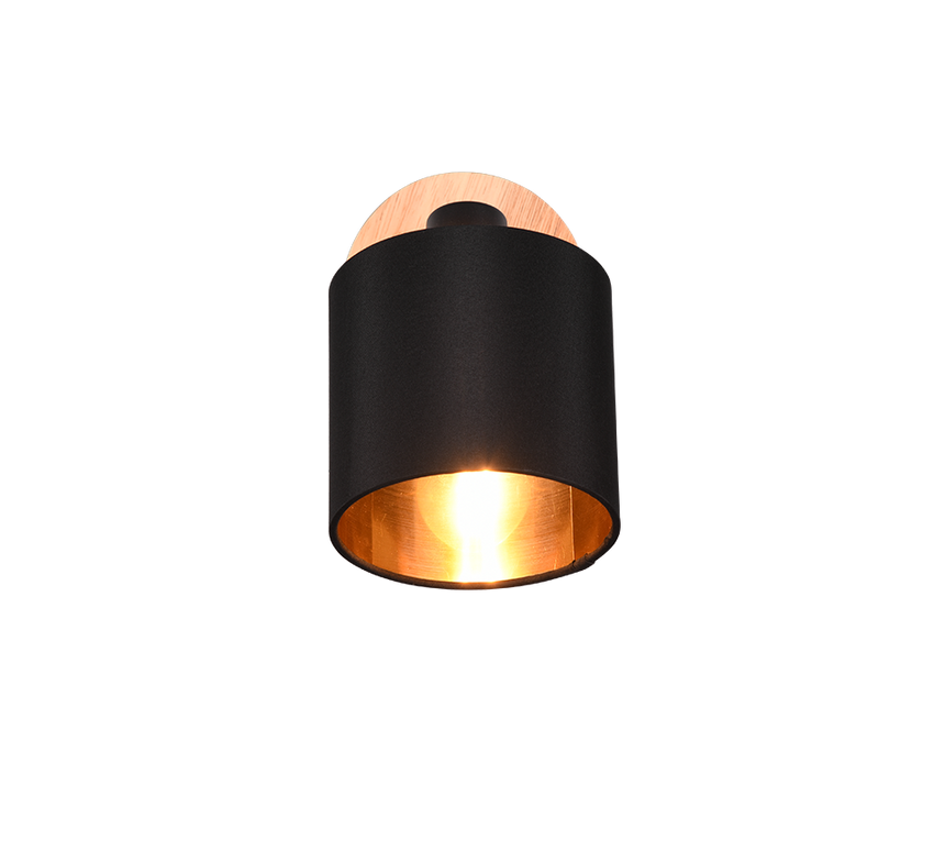Foco Trio Tommy LED madera 2700K 12cm R81331030