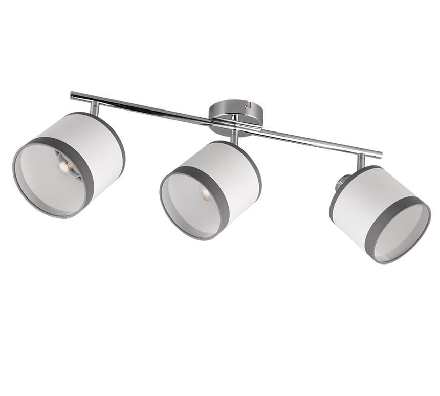Foco Trio Davos LED cromo 2700K Ø12cm R81553006