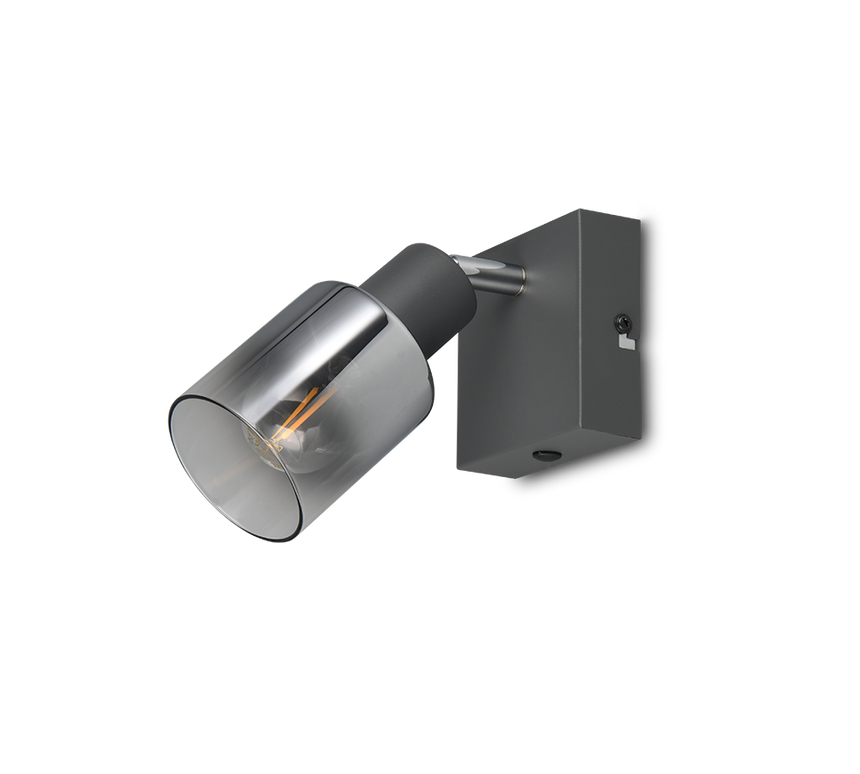 Foco Trio Cadiz LED antracita 2700K Ø7cm R81781042