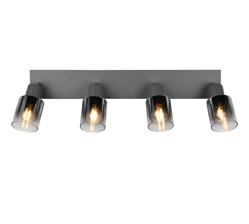 Foco Trio Cadiz LED antracita 2700K Ø7cm R81784042