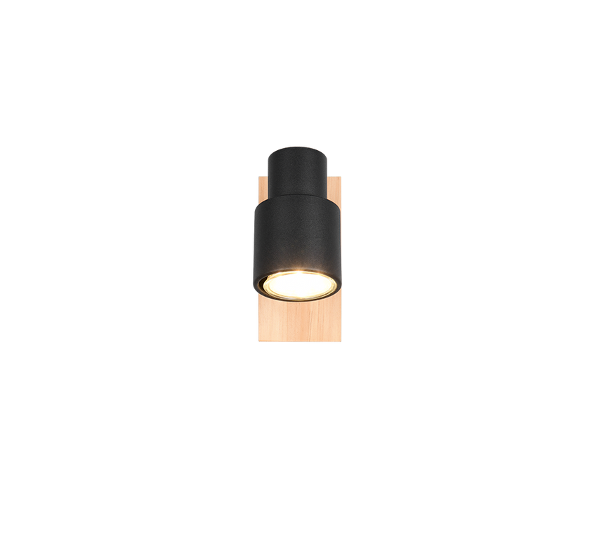 Foco Trio Pierre LED negro mate 3000K 14cm R81981732