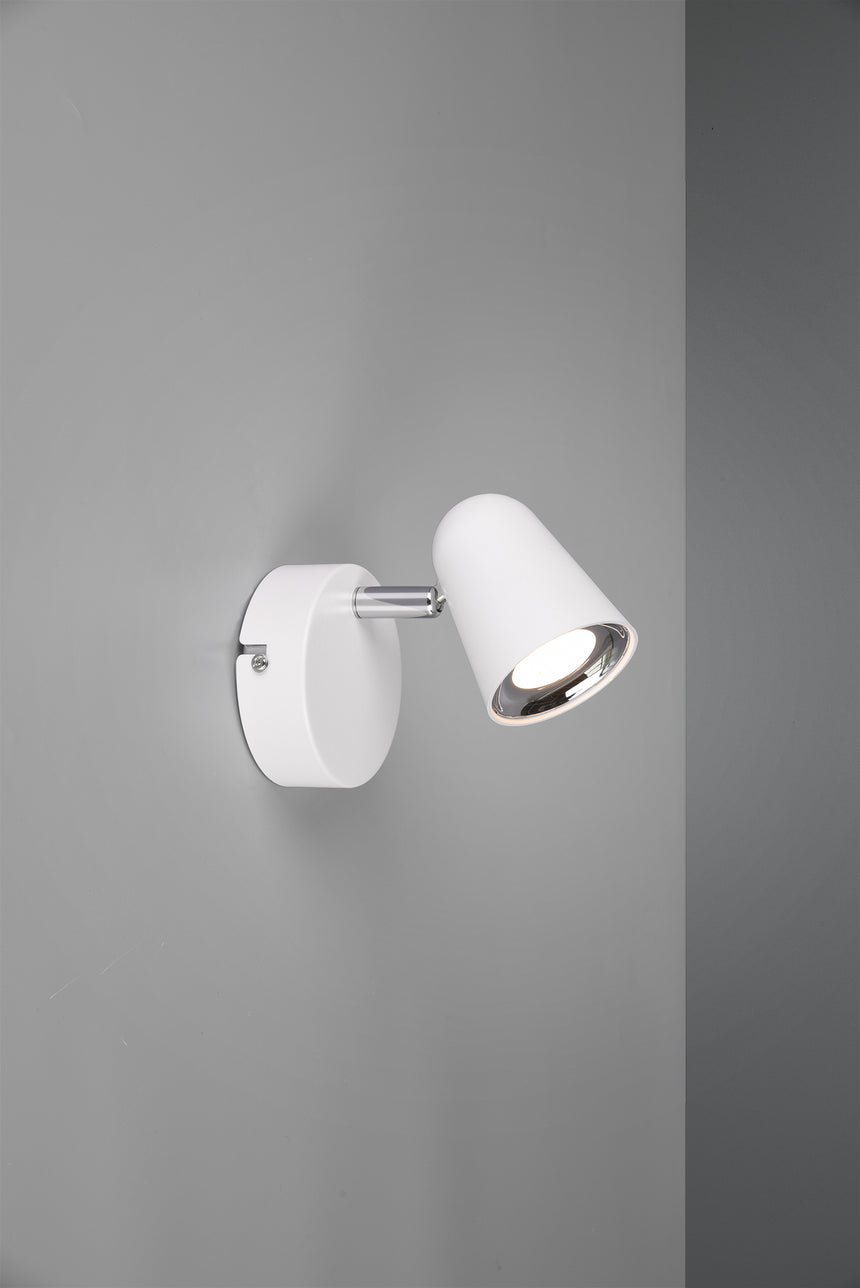 Foco Trio Toulouse LED blanco mate 3000K regulable 9cm R82121131