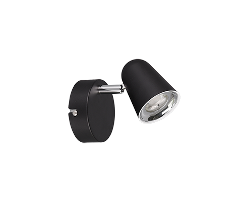 Foco Trio Toulouse LED negro mate 3000K regulable 9cm R82121132