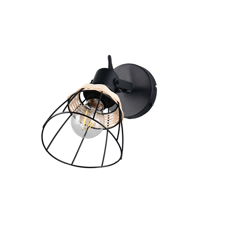Foco Trio Jerome LED negro mate 2700K Ø14cm R86231732