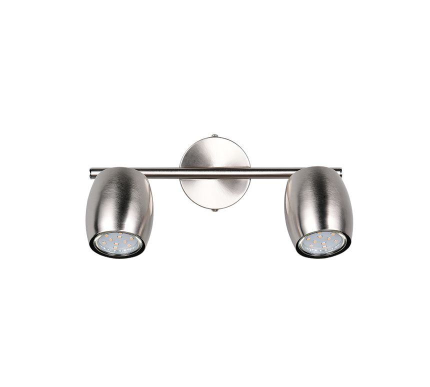 Foco Trio Nancy LED níquel mate 3000K Ø7cm R86262007