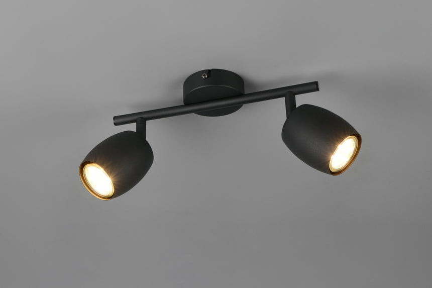 Foco Trio Nancy LED negro mate 3000K Ø7cm R86262032