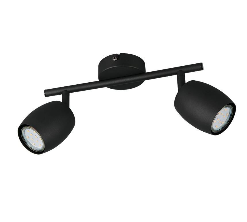 Foco Trio Nancy LED negro mate 3000K Ø7cm R86262032