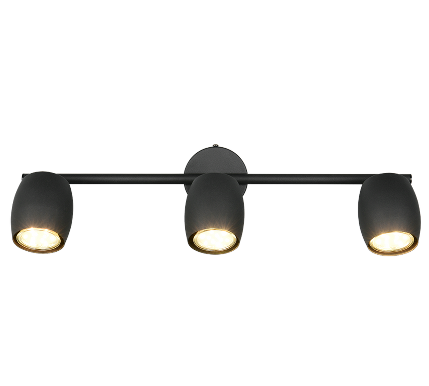 Foco Trio Nancy LED negro mate 3000K Ø7cm R86263032