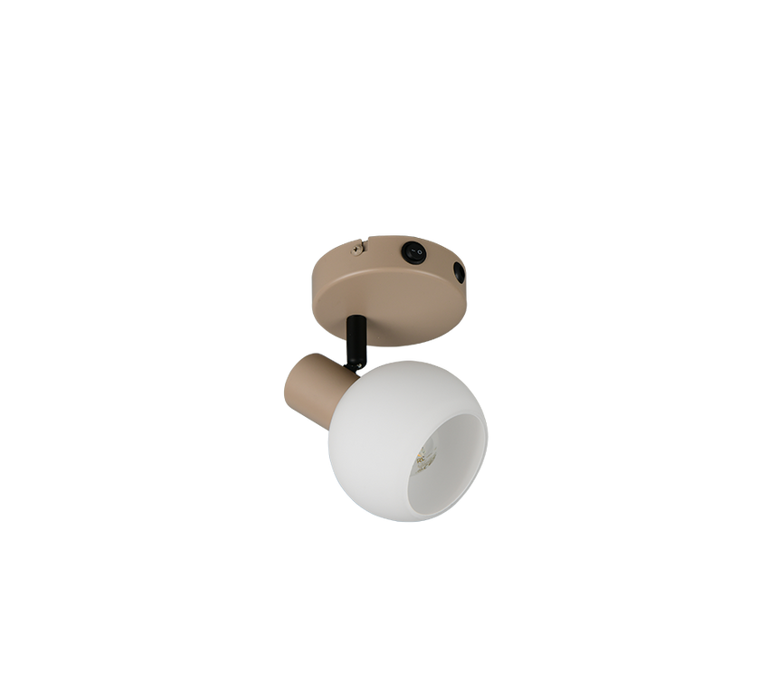 Foco Trio Boba LED warm beige 2700K Ø10cm R86371743