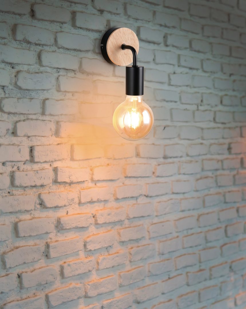 Foco Trio Merida LED negro mate 2700K 15,5cm R86651032