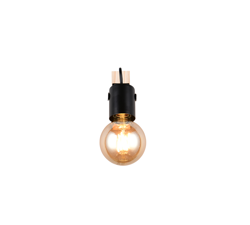Foco Trio Lynar LED negro mate 2700K 6cm R86661032