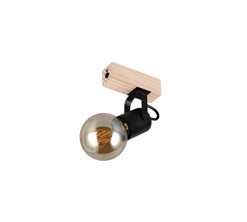 Foco Trio Lynar LED negro mate 2700K 6cm R86661032