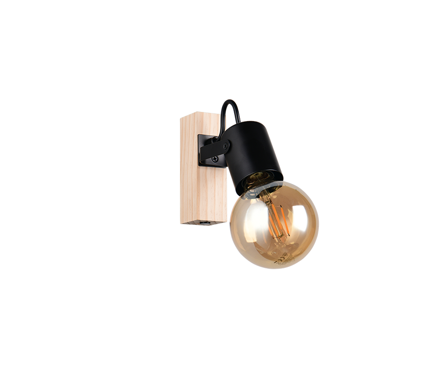 Foco Trio Lynar LED negro mate 2700K 6cm R86661032