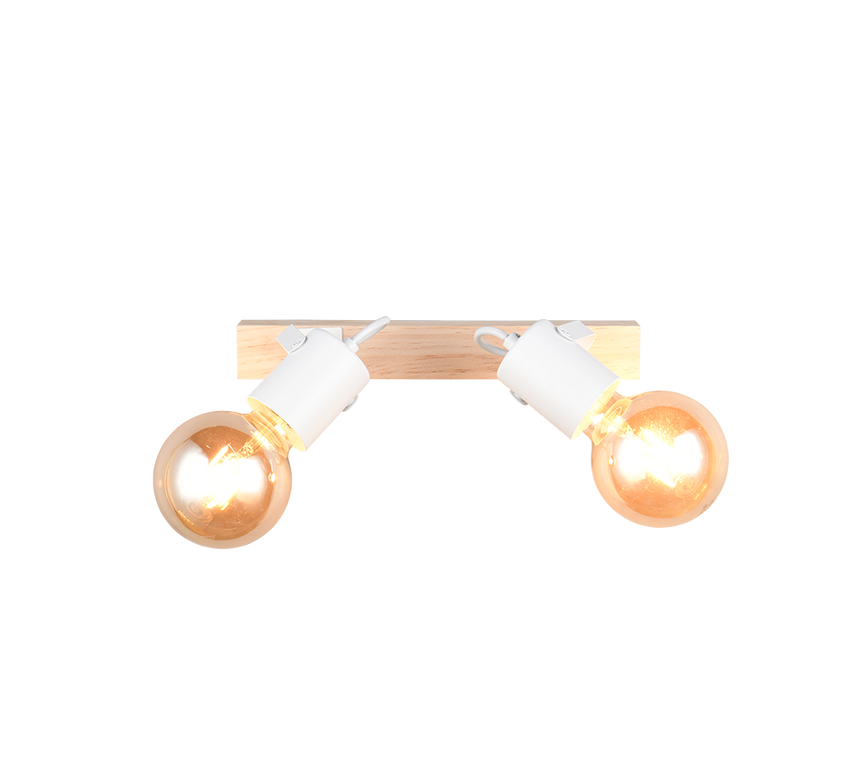 Foco Trio Lynar LED blanco mate 2700K 31cm R86662031