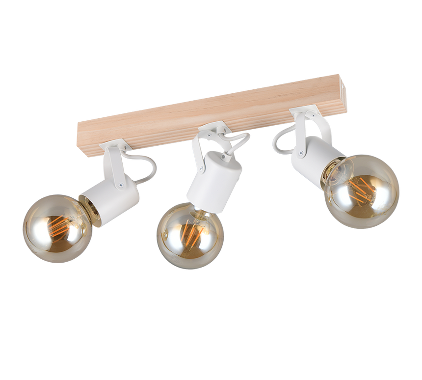 Foco Trio Lynar LED blanco mate 2700K 42cm R86663031