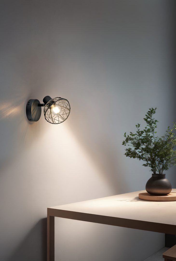 Foco Trio Yako LED negro mate 2700K 1,3cm R86701032